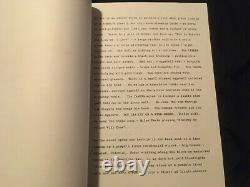 Extremely Rare 1982 Love Early Draft Script Joni Mitchell Only Foray In Film
