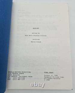 FACE/OFF / Mike Werb 1996 Movie Script Screenplay, John Travolta & Nicolas Cage