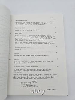 FACE/OFF / Mike Werb 1996 Movie Script Screenplay, John Travolta & Nicolas Cage