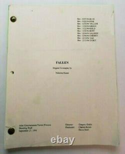 FALLEN / Nicholas Kazan 1996 Screenplay, supernatural detective thriller film