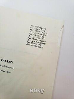 FALLEN / Nicholas Kazan 1996 Screenplay, supernatural detective thriller film