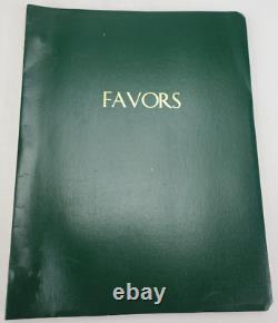 FAVORS / Steven Finly 1984 Unproduced Screenplay Movie Script, comedy film