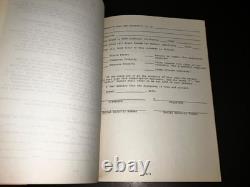 FINANCIAL OFFERING (Morning Glories) 1979 Unmade Film Partnership Offering +COA