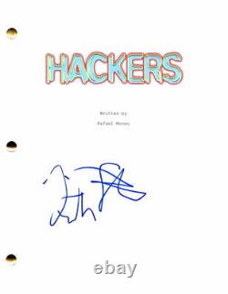 FISHER STEVENS SIGNED AUTOGRAPH HACKERS FULL MOVIE SCRIPT With ANGELINA JOLIE