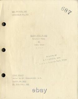 FLYING DOWN TO RIO (Aug 25, 1933) Vintage original final film script