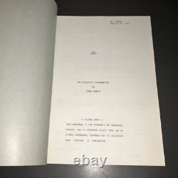 FM (1977) Movie Script Rock Radio Comedy Universal Pictures Original COA