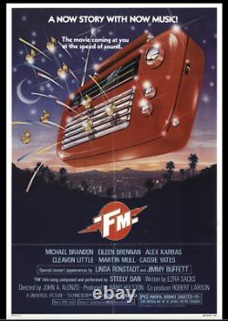 FM (1977) Movie Script Rock Radio Comedy Universal Pictures Original COA