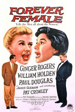 FOREVER FEMALE / Julius J. Epstein 1951 Screenplay, Ginger Rogers comedy film