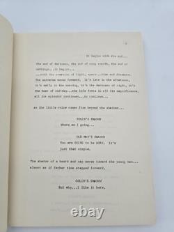 FOREVER / Floyd Mutrux 1977 Unproduced Screenplay Movie Script