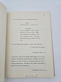 FOREVER / Floyd Mutrux 1977 Unproduced Screenplay Movie Script