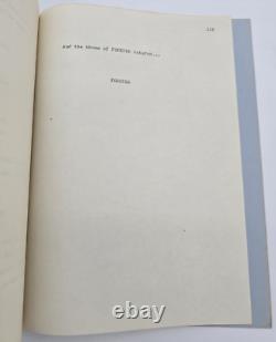 FOREVER / Floyd Mutrux 1977 Unproduced Screenplay Movie Script