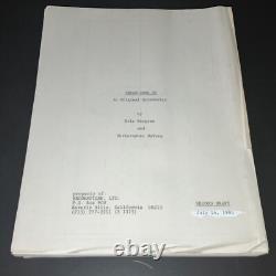 FRANCES 1980 Original Movie Script Hand-Typed DREAM GONE BY Early Title Draft