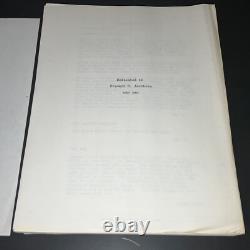 FRANCES 1980 Original Movie Script Hand-Typed DREAM GONE BY Early Title Draft