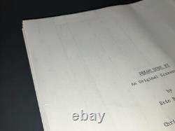 FRANCES 1980 Original Movie Script Hand-Typed DREAM GONE BY Early Title Draft