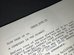 FRANCES 1980 Original Movie Script Hand-Typed DREAM GONE BY Early Title Draft