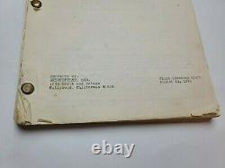 FRANCES / 1981 Screenplay Office Copy, blacklisted Frances Farmer biography film