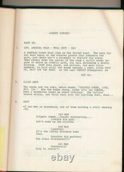 FRANK SINATRA JOHNNY CONCHO Original Vintage 1955 UA Studio Movie Film Script