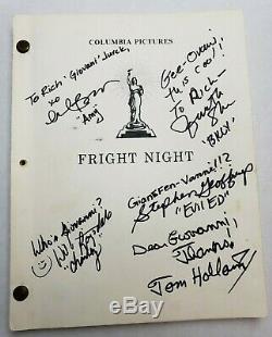 FRIGHT NIGHT / Tom Holland 1984 Screenplay, Chris Sarandon HORROR FILM