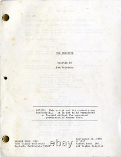FUGITIVE, THE (Sep 17, 1990) Film script for classic 1990s action thriller