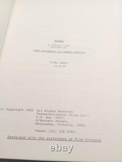 Father (1990) Production Used Movie Film Script Numbered Lab Copy #58