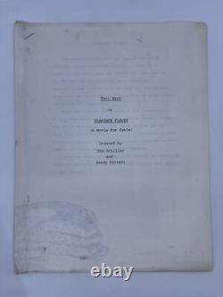 Flapjack Floozy Teri Garr 1988 TV Movie Script Lot Tom Schiller Sandy Krinski