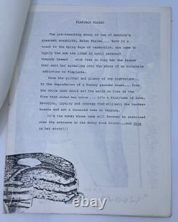 Flapjack Floozy Teri Garr 1988 TV Movie Script Lot Tom Schiller Sandy Krinski