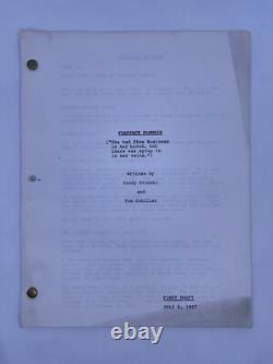 Flapjack Floozy Teri Garr 1988 TV Movie Script Lot Tom Schiller Sandy Krinski