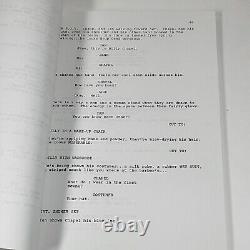 For Love Of The Game Movie Script 1995 Original Kevin Costner