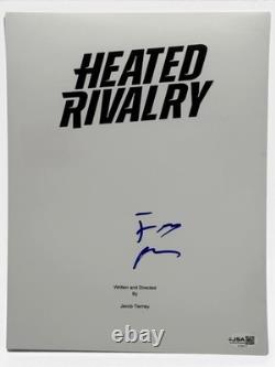 Francis Armaud Signed Script Heated Rivalry JSA COA Full Movie Screenplay Auto