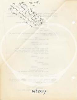 Francis Ford Coppola GODFATHER Original screenplay for the 1972 film #161422