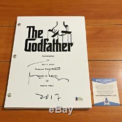 Francis Ford Coppola Signed The Godfather 176 Page Movie Script Beckett Bas Coa
