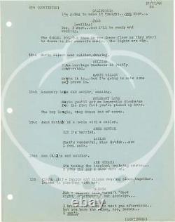 Frank Borzage STAGE DOOR CANTEEN Original screenplay for the 1943 film #157113