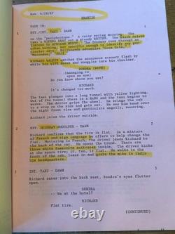 Frantic Movie Original Screenplay Script Harrison Ford