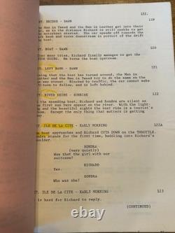 Frantic Movie Original Screenplay Script Harrison Ford