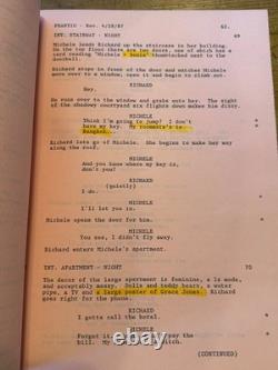 Frantic Movie Original Screenplay Script Harrison Ford