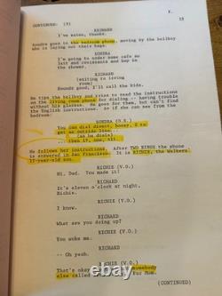 Frantic Movie Original Screenplay Script Harrison Ford