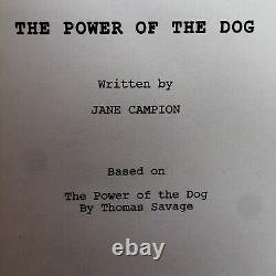 Fyc The Power Of The Dog Best Original Script Coffee Table Book & Paper Flower