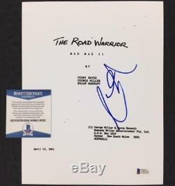 GEORGE MILLER Signed MAD MAX 2 ROAD WARRIOR Movie Script Cover BAS Beckett COA