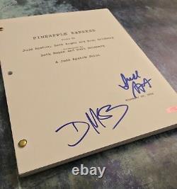 GFA Danny McBride & Judd Apatow PINEAPPLE EXPRESS Signed Movie Script COA