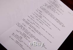 GFA Texas Chainsaw Massacre GUNNAR HANSEN Signed Full Movie Script EJ2 COA