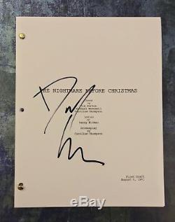 GFA The Nightmare Before Christmas DANNY ELFMAN Signed Movie Script AD1 COA