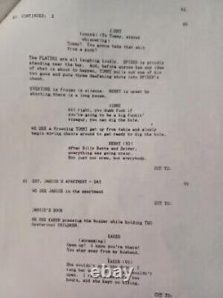 GOODFELLAS Movie Script. 4 pages Original scripts. Signed Darrow, Bracco, RARE