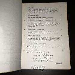 GREASE II 1981 Original Movie Script Eddie Deezen Signed Revised Final Draft COA