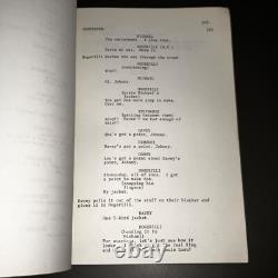 GREASE II 1981 Original Movie Script Eddie Deezen Signed Revised Final Draft COA