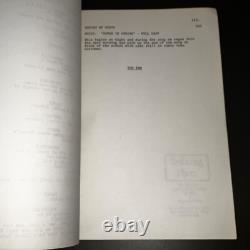 GREASE II 1981 Original Movie Script Eddie Deezen Signed Revised Final Draft COA