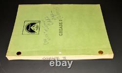 GREASE II 1981 Original Movie Script Eddie Deezen Signed Revised Final Draft COA GREASE II 1981 Original Movie Script Eddie Deezen Signed Revised Final Draft COA