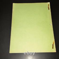 GREASE II 1981 Original Movie Script Eddie Deezen Signed Revised Final Draft COA