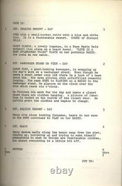 GREASE (Jun 9, 1977) Fourth draft film script by Bronte Woodard