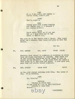 GUILTY, THE (1947) under working title THE GUILTY! Master Copy film script