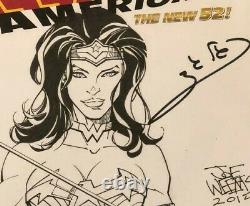 Gal Gadot Signed Original Wonder Woman Sketch Cgc 9.8 Comic Book Movie Ww84 Cbcs